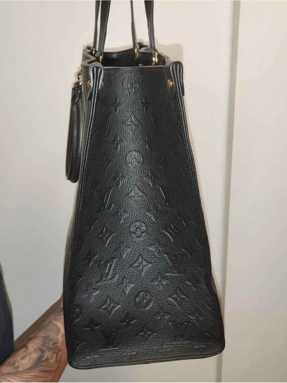 Louis Vuitton Monogram Empreinte On The Go GM Tote Shoulder